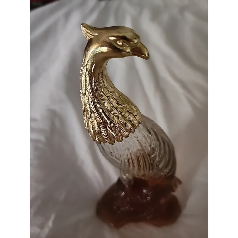 AVON Mid‎ Century Bird Of Paradise/ Peacock 5oz Bottle Decanter 60s 70s Vintage
